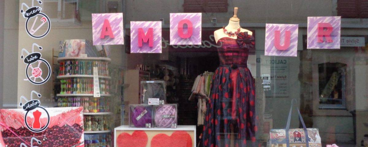 Vitrine de saint Valentin COCCIfil