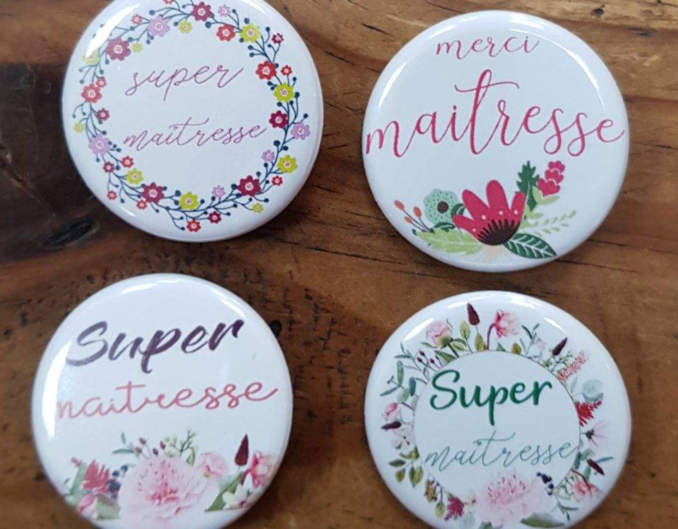COCCIfil badges maitresse