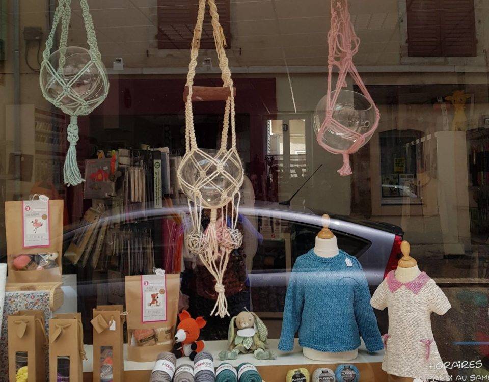Vitrine spéciale macramé juin 2019 COCCIfil