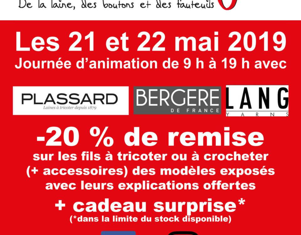 journées animation COCCIfil 21 et 22 mai 2019
